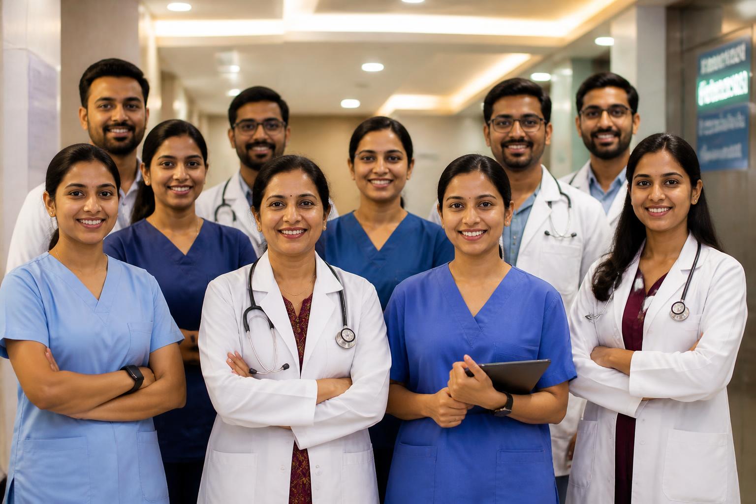 The medical team at Andheriwala Diagnostic Centre